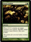 Feral Contest 100 Common Worldwake Magic: The Gathering Lightly Played