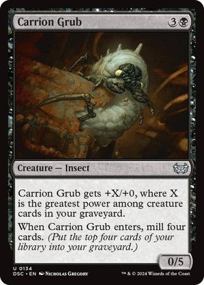 Carrion Grub DSC 134 NM Magic: The Gathering