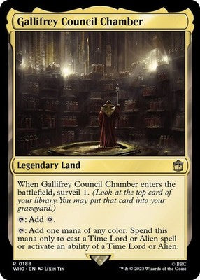 Gallifrey Council Chamber WHO 188 NM Magic: The Gathering