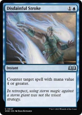 Disdainful Stroke WOE 47 NM Magic: The Gathering