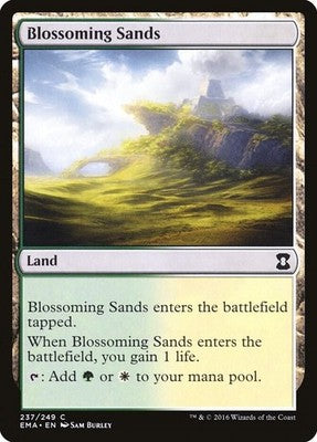 Blossoming Sands EMA 237 NM Magic: The Gathering
