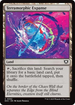 Terramorphic Expanse EOC 62 NM Magic: The Gathering