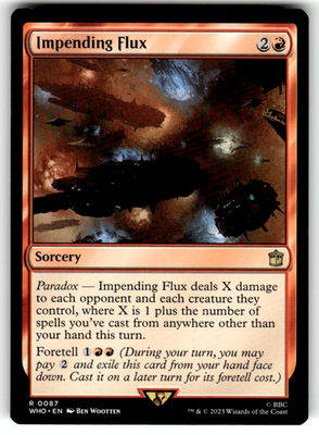 Impending Flux Universes Beyond: Doctor Who 87 R Magic: The Gathering Near Mint