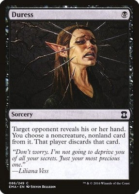 Duress EMA 86 NM Magic: The Gathering
