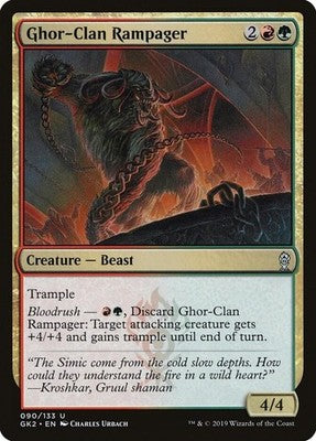 Ghor-Clan Rampager GK2 90 NM Magic: The Gathering