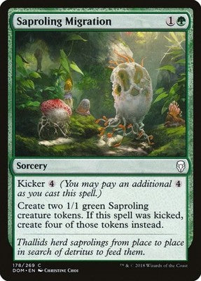Saproling Migration DOM 178 NM Magic: The Gathering