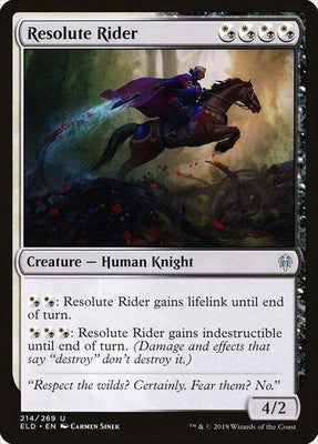 Resolute Rider ELD 214 NM Magic: The Gathering