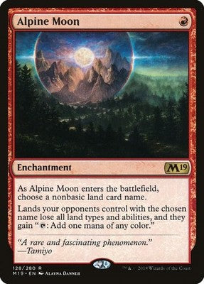 Alpine Moon M19 128 NM Magic: The Gathering