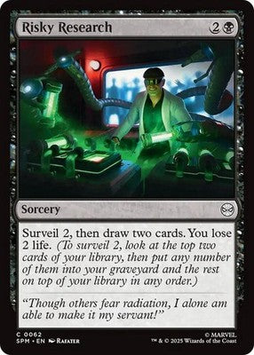 Risky Research SPM 62 Foil NM Magic: The Gathering