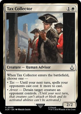 Tax Collector ACR 9 NM Magic: The Gathering