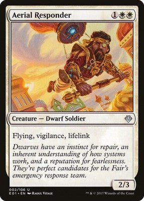 Aerial Responder E01 2 NM Magic: The Gathering