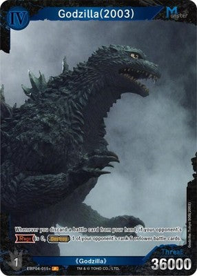 Godzilla (2003) ( ) EBP04-015+ Booster Set 4: Endless Wars Foil Godzilla Card Ga