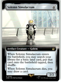 Solemn Simulacrum (Extended Art) Universes Beyond: Doctor Who 480 R Near Mint