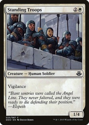 Standing Troops DDO 25 LP Magic: The Gathering