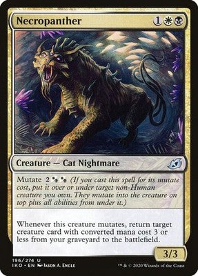 Necropanther IKO 196 NM Magic: The Gathering