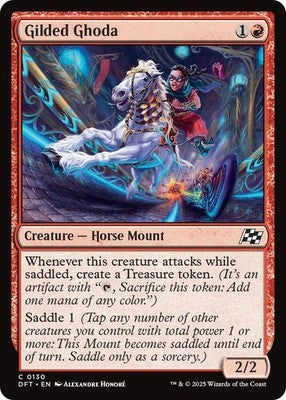 Gilded Ghoda DFT 130 Foil NM Magic: The Gathering