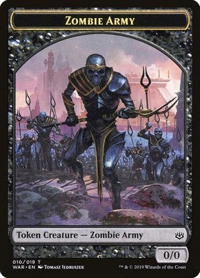 Zombie Army TWAR 10 NM Magic: The Gathering