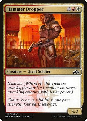 Hammer Dropper GRN 176 NM Magic: The Gathering