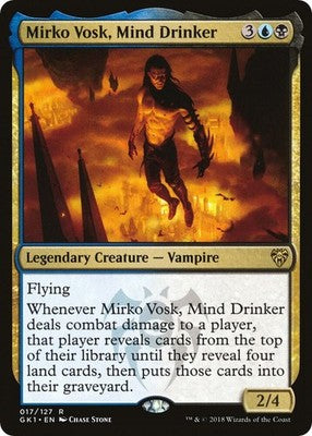 Mirko Vosk, Mind Drinker GK1 17 NM Magic: The Gathering