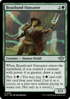 Beastbond Outcaster OTJ 154 NM Magic: The Gathering