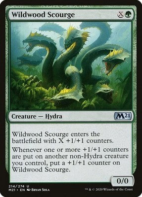 Wildwood Scourge M21 214 NM Magic: The Gathering