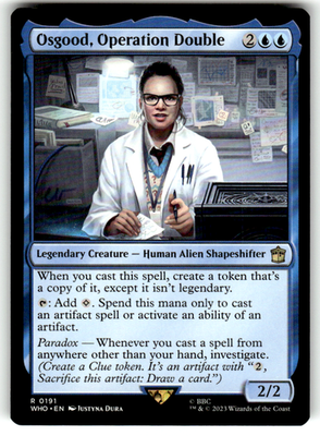 Osgood, Operation Double Universes Beyond: Doctor Who 191 R Magic: The Gathering