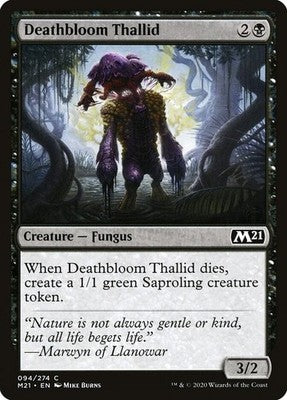 Deathbloom Thallid M21 94 NM Magic: The Gathering