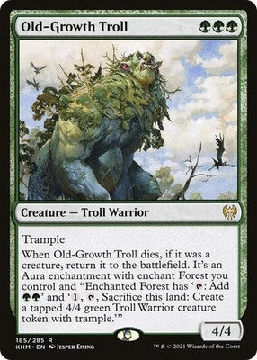 Old-Growth Troll KHM 185 NM Magic: The Gathering
