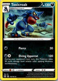 Toxicroak 110/195 Uncommon Silver Tempest Pokemon Near Mint