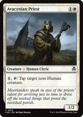 Avacynian Priest INR 12 NM Magic: The Gathering