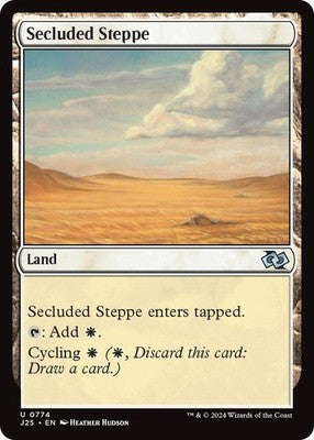 Secluded Steppe J25 774 NM Magic: The Gathering