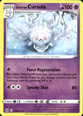 Galarian Cursola Fusion Strike 118/264 Rare Pokémon — English Lightly Played