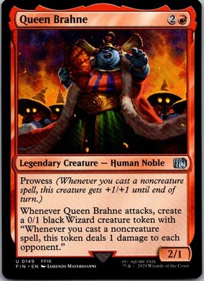 Queen Brahne 149 Uncommon FINAL FANTASY Magic: The Gathering Near Mint