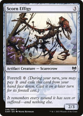 Scorn Effigy KHM 246 Foil NM Magic: The Gathering