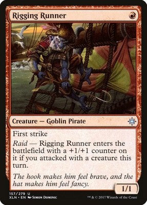 Rigging Runner XLN 157 NM Magic: The Gathering