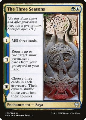 The Three Seasons KHM 231 NM Magic: The Gathering