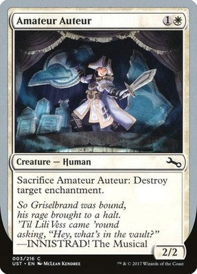 Amateur Auteur UST 3b NM Magic: The Gathering