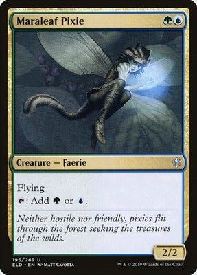 Maraleaf Pixie ELD 196 NM Magic: The Gathering