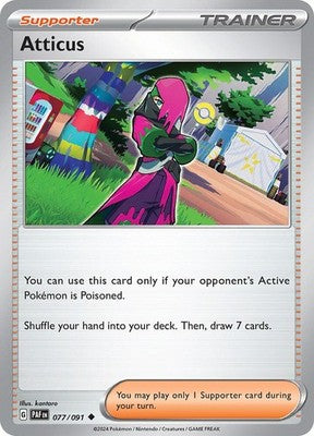 Atticus 077/091 SV: Paldean Fates Pokémon TCG