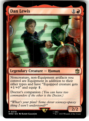 Dan Lewis Universes Beyond: Doctor Who 78 R Magic: The Gathering Near Mint