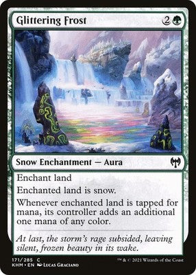 Glittering Frost KHM 171 LP Magic: The Gathering