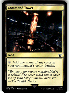Command Tower (0 ) Universes Beyond: Doctor Who 265 C Magic: The Gathering