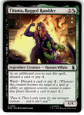 Titania, Rugged Rumbler Marvel Super Heroes 235 U Magic: The Gathering Near Mint