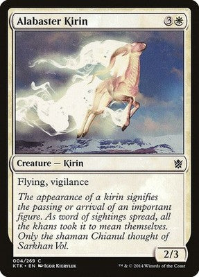 Alabaster Kirin KTK 4 NM Magic: The Gathering