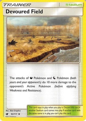 Devoured Field 93/111 SM - Crimson Invasion Pokémon TCG