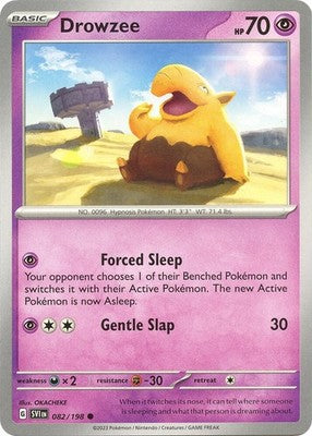 Drowzee 082/198 SV01: Scarlet & Violet Base Set Reverse Holofoil Pokémon TCG