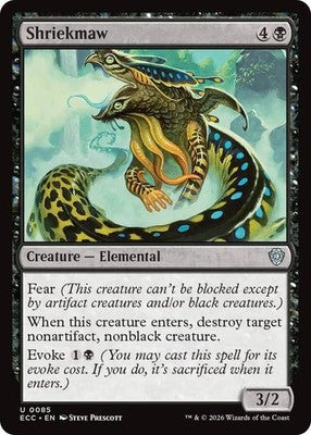 Shriekmaw ECC 85 NM Magic: The Gathering