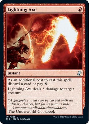 Lightning Axe TSR 174 NM Magic: The Gathering