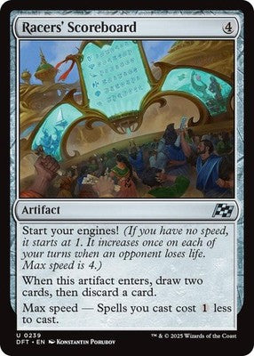 Racers' Scoreboard DFT 239 NM Magic: The Gathering