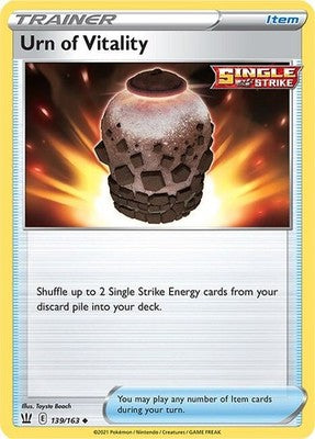 Urn of Vitality 139/163 SWSH05: Battle Styles Pokémon TCG
